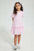 Redtag-Pink-Jacquard-Knit-Dress-Colour:Pink,-Filter:Girls-(2-to-8-Yrs),-Girls-Dresses,-New-In,-New-In-GIR,-Non-Sale,-S22B,-Section:Kidswear-Girls-2 to 8 Years