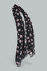 Redtag-Black-Grilled-Printed-Scarf-Fashion-Scarves-Women-