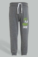 تنزيل الصورة على معرض الصور، Redtag-Black-And-Grey-Active-Pant-(2-Pack)-Joggers-Infant-Boys-3 to 24 Months
