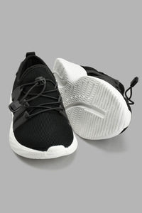 Redtag-Black-Toggle-Sneaker-Chunky-Women's-