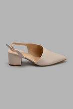 تنزيل الصورة على معرض الصور، Redtag-Ivory-Block-Heel-Slingback-Slingbacks-Women&#39;s-
