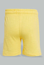 تنزيل الصورة على معرض الصور، Redtag-Yellow-Slub-Jersey-Active-Short-Active-Shorts-Infant-Boys-3 to 24 Months
