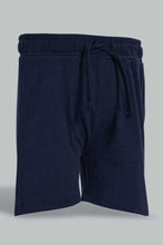 تنزيل الصورة على معرض الصور، Redtag-Navy-Slub-Jersey-Active-Short-Active-Shorts-Infant-Boys-3 to 24 Months
