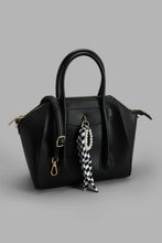 تنزيل الصورة على معرض الصور، Redtag-Black-Day-Bag-With-Lock-Day-Bags-Women-
