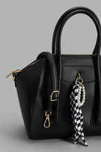 تنزيل الصورة على معرض الصور، Redtag-Black-Day-Bag-With-Lock-Day-Bags-Women-
