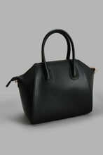 تنزيل الصورة على معرض الصور، Redtag-Black-Day-Bag-With-Lock-Day-Bags-Women-
