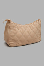 Load image into Gallery viewer, Redtag-Beige-Quilted-Cross-Body-Bag-Cross-Body-Bags-Women-
