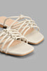 Redtag-Ivory-Strappy-Knot-Mule-Mules-Women's-