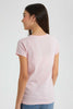 Redtag-Pink-Graphic-T-Shirt-Cropped-Tops-Senior-Girls-9 to 14 Years