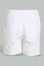 تنزيل الصورة على معرض الصور، Redtag-Aqua-Poplin-Pull-O-Ntrouser-Short-Pull-On-Shorts-Infant-Boys-3 to 24 Months
