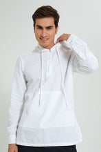 Load image into Gallery viewer, Redtag-White-Hoodie-Shirt-Casual-Shirts-Men&#39;s-
