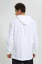 Load image into Gallery viewer, Redtag-White-Hoodie-Shirt-Casual-Shirts-Men&#39;s-
