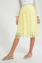 Load image into Gallery viewer, Redtag-Yellow-Tulle-Skirts-Skirts-Senior-Girls-9 to 14 Years
