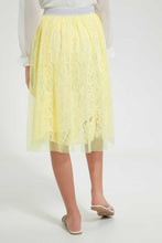 Load image into Gallery viewer, Redtag-Yellow-Tulle-Skirts-Skirts-Senior-Girls-9 to 14 Years
