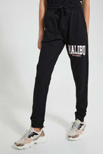 Load image into Gallery viewer, Redtag-Black-Basic-Track-Pant-Joggers-Senior-Girls-9 to 14 Years
