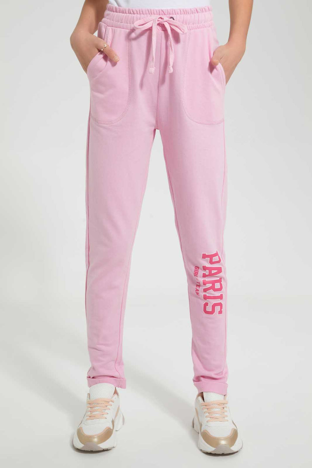 Pink Paris Jogger