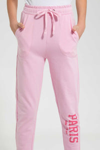 Pink Paris Jogger