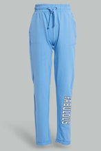 Load image into Gallery viewer, Redtag-Blue-Basic-Track-Pant-Joggers-Senior-Girls-9 to 14 Years
