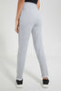 Redtag-Grey-Melange-Basic-Track-Pant-Joggers-Senior-Girls-9 to 14 Years