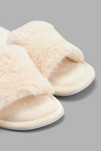 Load image into Gallery viewer, Redtag-Ivory-Slipper-Slippers-Women&#39;s-
