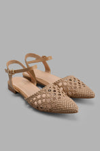 Load image into Gallery viewer, Redtag-Camel-Weave-Mary-Jane-Mary-Jane-Shoes-Women&#39;s-
