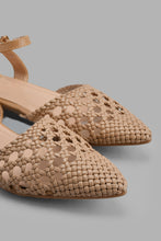 Load image into Gallery viewer, Redtag-Camel-Weave-Mary-Jane-Mary-Jane-Shoes-Women&#39;s-
