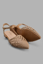 Load image into Gallery viewer, Redtag-Camel-Weave-Mary-Jane-Mary-Jane-Shoes-Women&#39;s-
