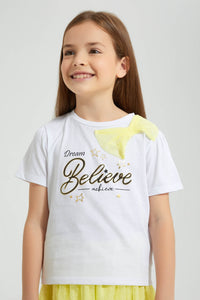 Redtag-Assorted-Mesh-Casual-Set-Colour:Yellow,-Filter:Girls-(2-to-8-Yrs),-Girls-Sets,-New-In,-New-In-GIR,-Non-Sale,-S22B,-Section:Kidswear-Girls-2 to 8 Years