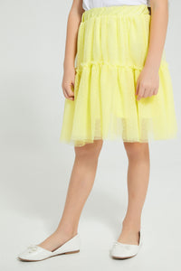 Redtag-Assorted-Mesh-Casual-Set-Colour:Yellow,-Filter:Girls-(2-to-8-Yrs),-Girls-Sets,-New-In,-New-In-GIR,-Non-Sale,-S22B,-Section:Kidswear-Girls-2 to 8 Years