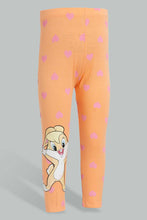 Load image into Gallery viewer, Redtag-Pink-Lola-Bunny-Printed-Legging-Leggings-Infant-Girls-3 to 24 Months
