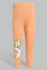 Redtag-Pink-Lola-Bunny-Printed-Legging-Leggings-Infant-Girls-3 to 24 Months