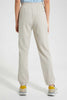 Redtag-Beige-Paperbag-Waist-Jog-Pant-Cargo-Pants-Senior-Girls-9 to 14 Years