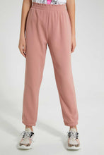 Load image into Gallery viewer, Redtag-Pink-Paperbag-Waist-Jog-Pant-Cargo-Pants-Senior-Girls-9 to 14 Years
