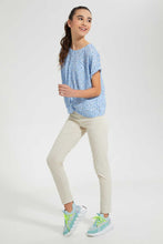 Load image into Gallery viewer, Redtag-Beige-Basic-Legging-Leggings-Senior-Girls-9 to 14 Years
