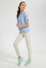 Redtag-Beige-Basic-Legging-Leggings-Senior-Girls-9 to 14 Years