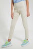 Redtag-Beige-Basic-Legging-Leggings-Senior-Girls-9 to 14 Years
