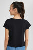 Redtag-Black-Weekend-Ruffled-T-Shirt-Cropped-Tops-Senior-Girls-9 to 14 Years