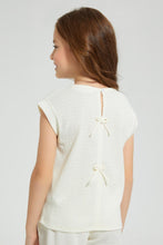 Load image into Gallery viewer, Redtag-Cream-Crinckled-Casual-Set-Colour:Cream,-Filter:Girls-(2-to-8-Yrs),-Girls-Sets,-New-In,-New-In-GIR,-Non-Sale,-S22A,-Section:Kidswear-Girls-2 to 8 Years
