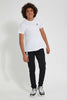 Redtag-2Pc-Pack-T-Shirt-All-Over-Prints-Senior-Boys-9 to 14 Years