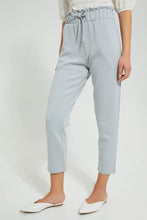 Load image into Gallery viewer, Redtag-Grey-Paperbag-Waist-Trouser-Trousers-Women&#39;s-
