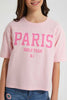 Redtag-Pink-Extended-Sleeve-Top-Cropped-Tops-Senior-Girls-9 to 14 Years