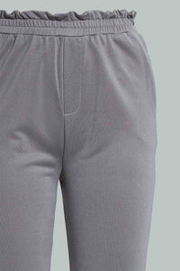 Redtag-Grey-Jogger-Cargo-Pants-Senior-Girls-9 to 14 Years