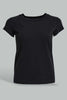 Redtag-White/Black-2Pcs-Pack-Top-Tops-Senior-Girls-9 to 14 Years