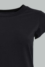 Load image into Gallery viewer, Redtag-White/Black-2Pcs-Pack-Top-Tops-Senior-Girls-9 to 14 Years
