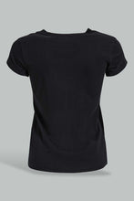 Load image into Gallery viewer, Redtag-White/Black-2Pcs-Pack-Top-Tops-Senior-Girls-9 to 14 Years
