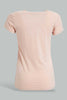 Redtag-Pink/White-2Pcs-Pack-Top-Tops-Senior-Girls-9 to 14 Years