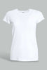 Redtag-Pink/White-2Pcs-Pack-Top-Tops-Senior-Girls-9 to 14 Years