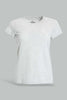 Redtag-Grey-Melange/Yellow-2Pcs-Pack-Top-Tops-Senior-Girls-9 to 14 Years
