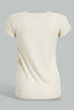 Redtag-Lt-Blue/Beige-2Pcs-Pack-Top-Tops-Senior-Girls-9 to 14 Years