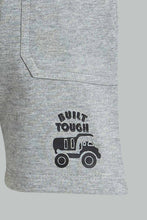 Load image into Gallery viewer, Redtag-Grey-Active-Shorts-With-Placement-Print-Colour:Grey,-Filter:Infant-Boys-(3-to-24-Mths),-Infant-Boys-Shorts,-New-In,-New-In-INB,-Non-Sale,-S22B,-Section:Kidswear,-TBL-Infant-Boys-3 to 24 Months
